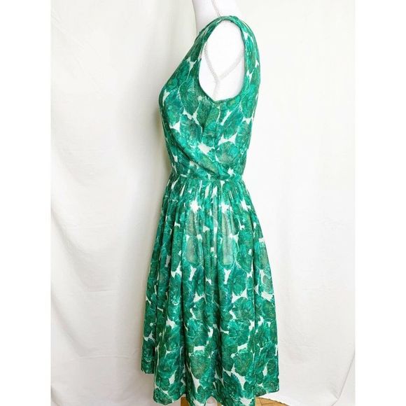 1960s Floral Garden Party Sheer Dress - Rockabilly - Picture 7 of 9